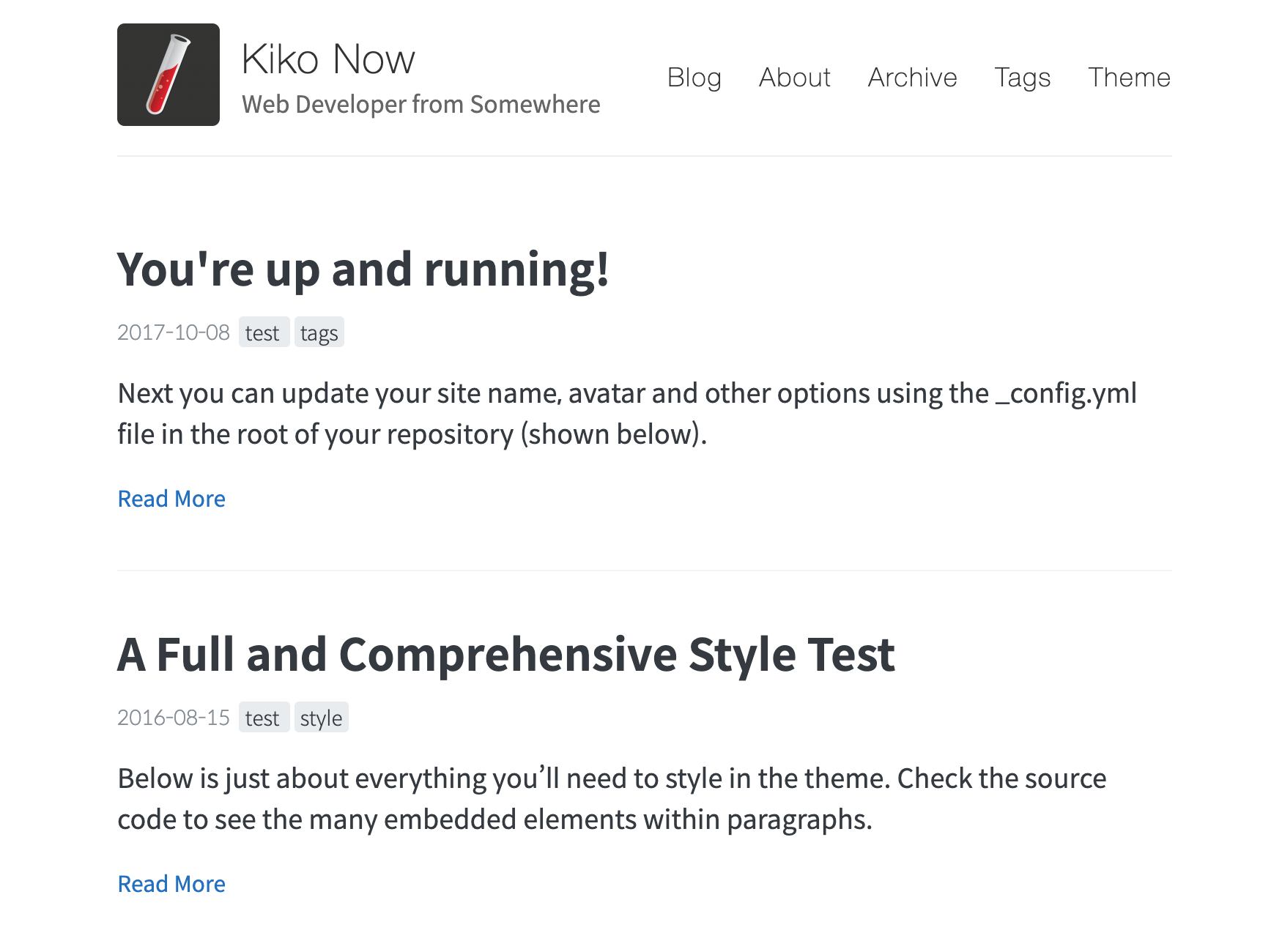 Kiko Now Theme Screenshot Kiko Now Theme Screenshot